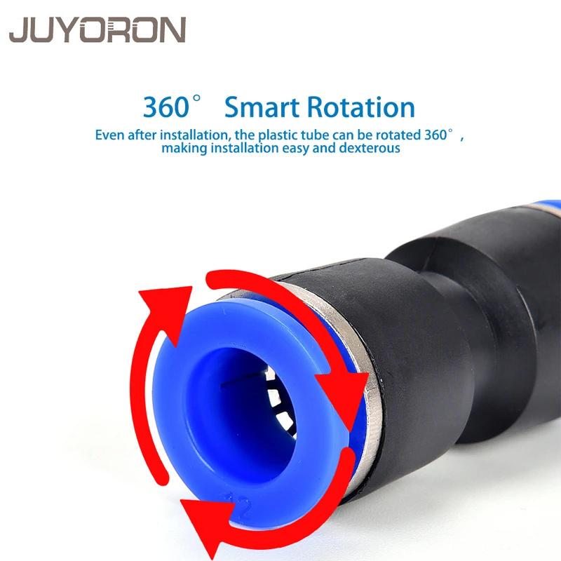 60PCS Boxed Set Air Straight Pneumatic Fittings PU Series Water Pipes Quick Release Connector Plastic Hose Couplings PU 4 6 8mm