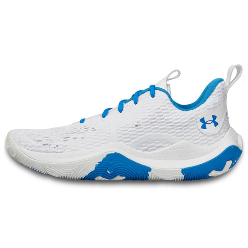 

Under Armour Spawn 3 Clrshft White Blue Sneakers 3024777-100 43