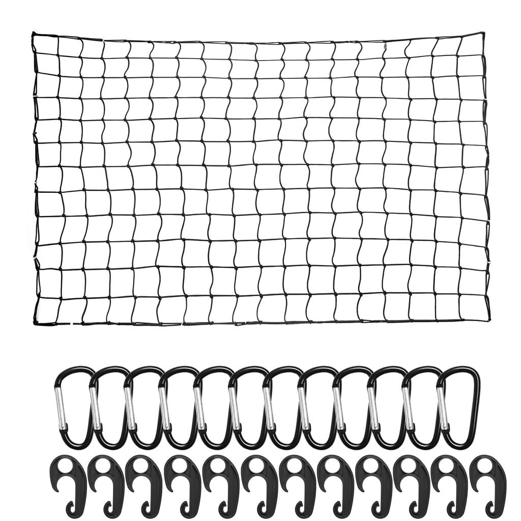 Cargo Net 120 X 180 Rubber Net for Cargo Luggage Roof Carrier Strong Double Prevents Cargo from Storage Pouch Easy To Carry Cm, Bed, Net, Trunk, Net,