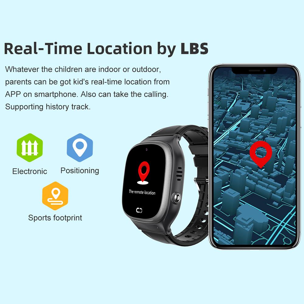 Big Sale Children's Smart Watch SOS Phone Watch For Kids With Sim Card Po Waterproof IP67 Kids Gift Smartwatch IOS Android