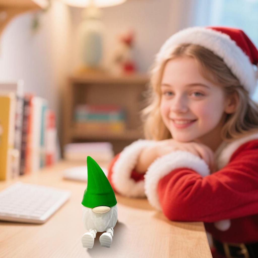 Gnom Ornament 3D-gedrucktes Spielzeug Weihnachts-Zwerg Ornament