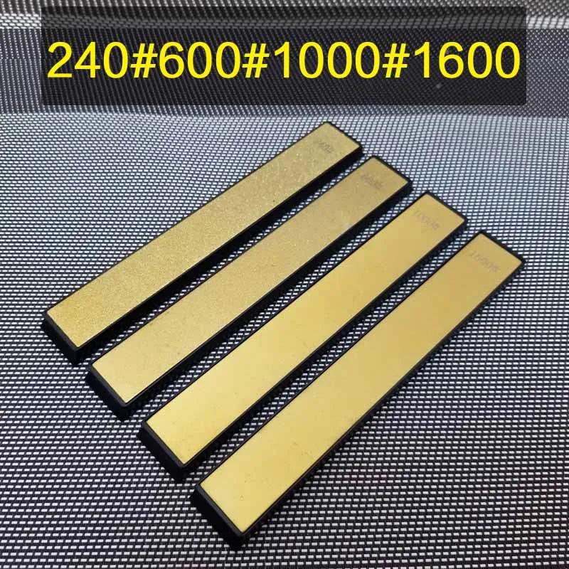 Professional Golden Diamond Plate Kitchen Knife Sharpener Stone Whetstones Knife Sharpening Tool