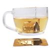T Infuser, Stainless Steel House Shape T Strainer Filter Diffuser for Loose Lf T, Coffee Bns, Soup Ssoning with Drip Tray