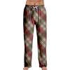 Stripe Pajama Pants Sleepwear Casual Drawstring Elastic Waist Pants Comfy Straight Yoga Loose Trousers