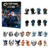 Exquisite Christmas Gift Box Dragon Advent Calendars 2026, 24 Days Countdown Calendar with Acrylic Hanging Ornaments Ornaments, Collectible