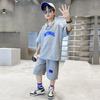 Boys' Short Sleeved T-shirt Letter Set for Children
