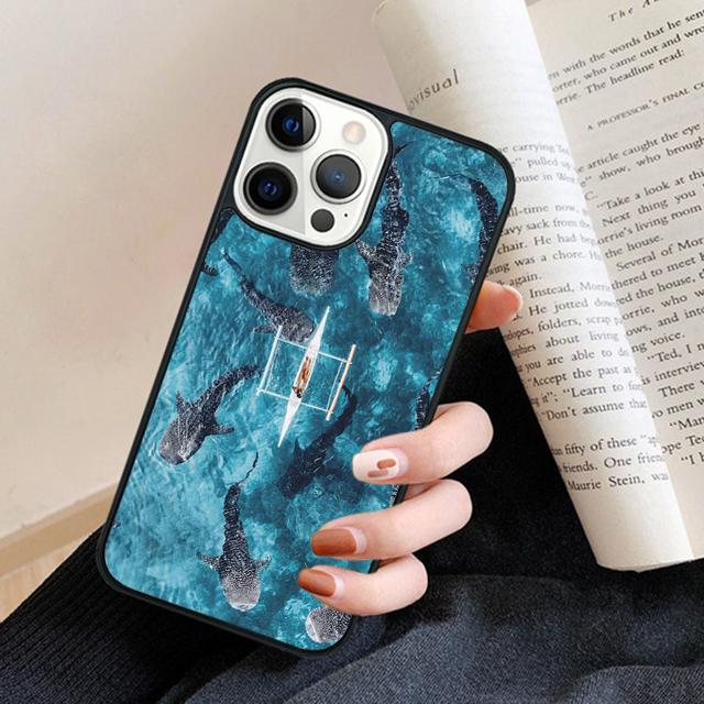 Novelty Killer Whale phone Case Cover For iPhone 17 Air 16 15 14 Plus for apple 16 11 12 13 Pro Max coque