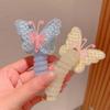 2PCS Children Butterfly Hair Bands for Girls Sweet Braid Hair Tie Elastic Scrunchies Ponytail Hair Accessories