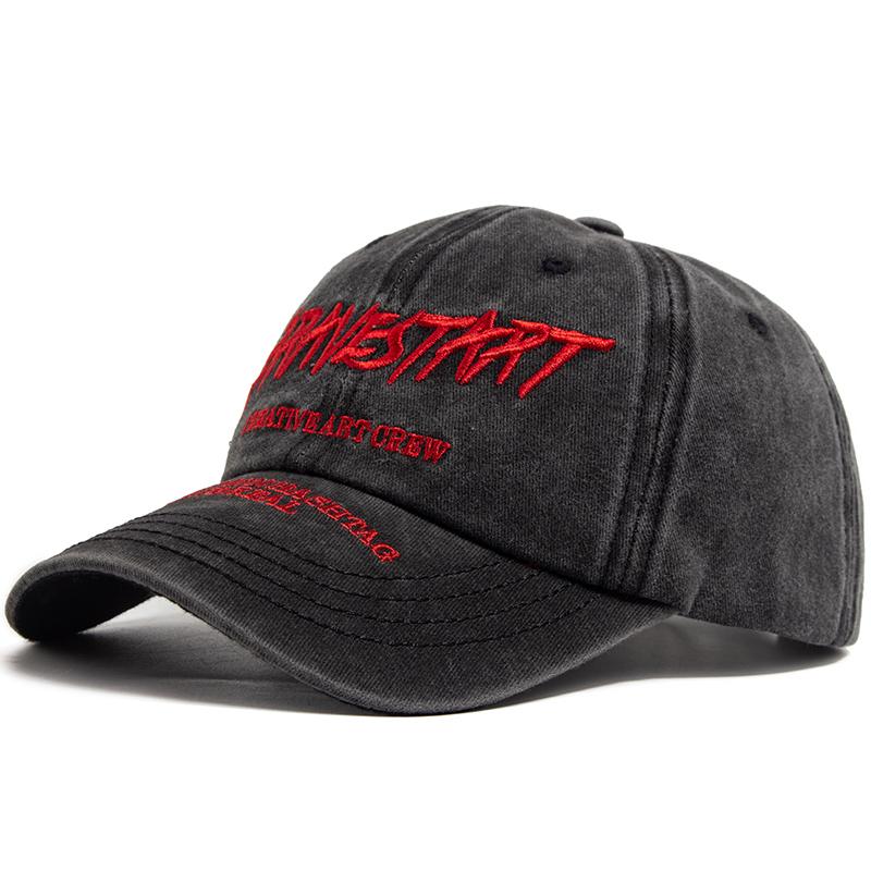 Fashion Women's Baseball Cap Embroidered Cotton Soft Top Men's Caps Casual Retro Travel Visor Hats Summer Sports Trucker Hat