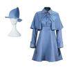 (Kids 120) Harry Potter Fleur Isabelle Delacour Cosplay Costumes Beauxbaton School Uniform Set for Kids Adults
