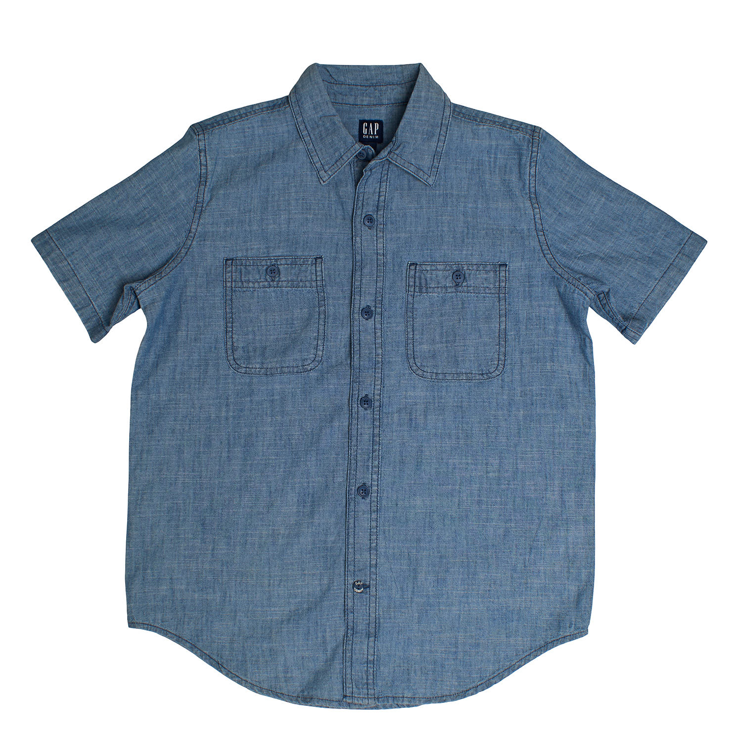 

Джинсовая рубашка с коротким рукавом 671081 для мальчика 10 AÑOS синий