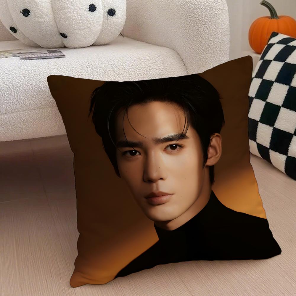 Fashion FAN Gifts Modern Elegant YYu Shi Yosh Cushion Cover Linen Pillow Case Soft Breathable Protective Couch Room Decoration