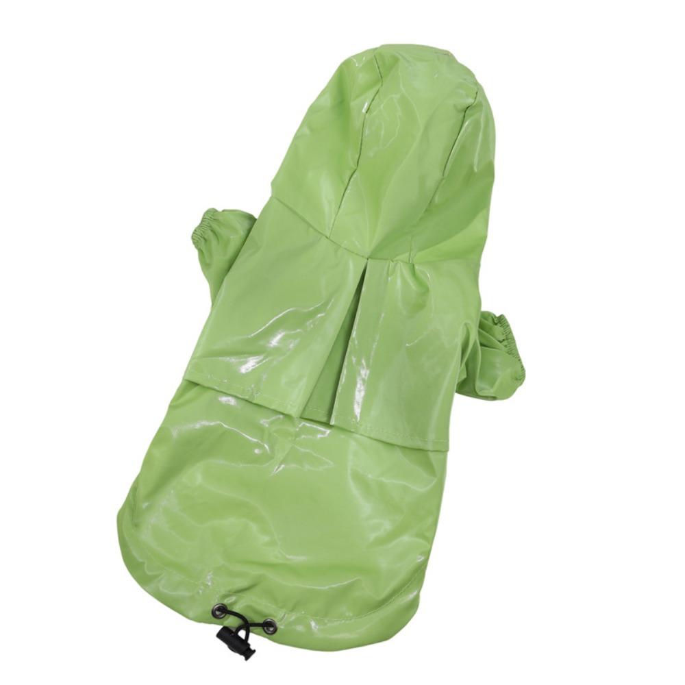 

Button Design Dog Raincoat Snowproof Pet Poncho Pets Cape Pet Coat Bulldog L зелёный