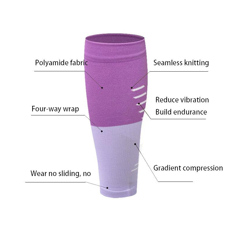 1pc, Colorful Tight Nylon Calf Compression Socks,Enhance Endurance,Stabilize the Calf,Suitable for Running Fitness,Marathon,Cycling