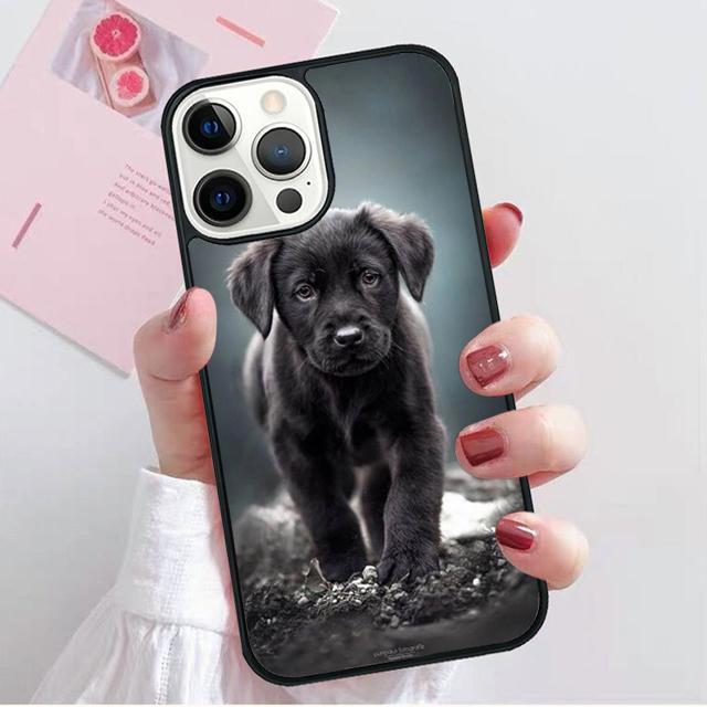 Cute Pet Dog Labrador Retriever Cover For iPhone 17 Air 15 16 14 13 12 Pro Max 11 Pro Max Plus Phone Case Coque
