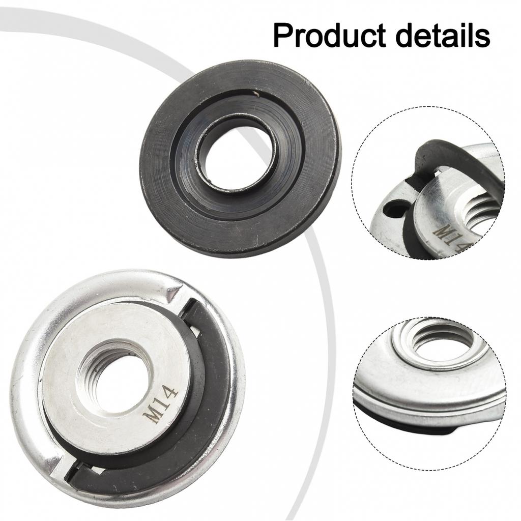 Reliable Quick Release Pressure Plate and Nut Set for M14 Angle Grinders