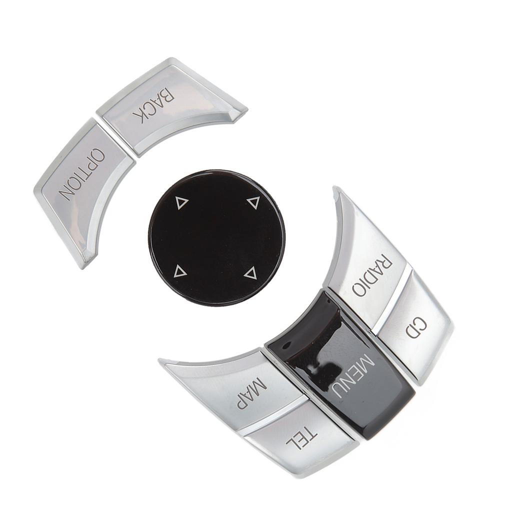 6 Stück Zentrale Multimedia-Tasten Exquisite Oberfläche Glatte Berührungskontrolle Drehknopf Tastenabdeckung Passend für 1 3 5 6 Serie