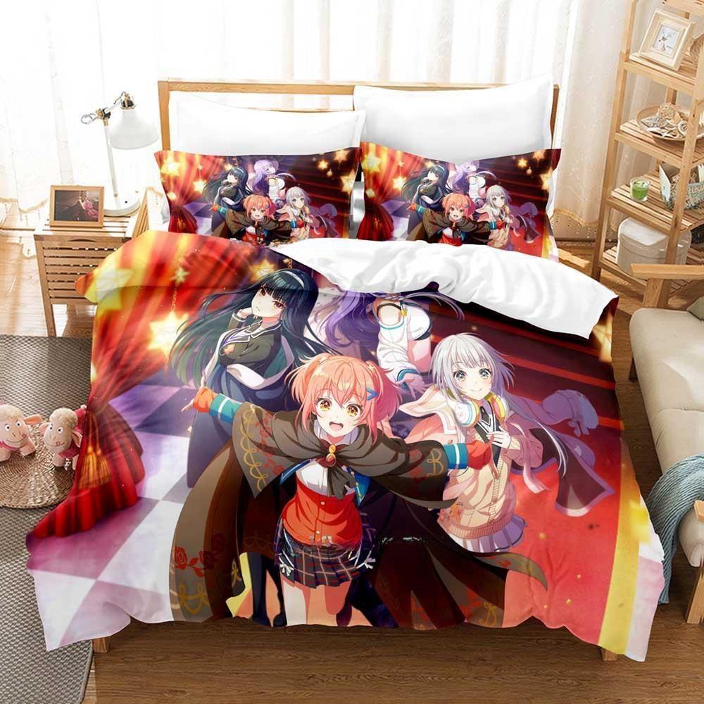 3D Print Anime Kawaii Girl World Dai Star Bedding Set Single Twin Full Queen King Size Bed Set Adult Kid Bedroom Duvetcover Sets