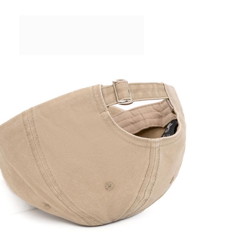 Bestickte Buchstaben Baseballkappe Herren Damen Softtop-Kappe Großer Kopf Partnerhut