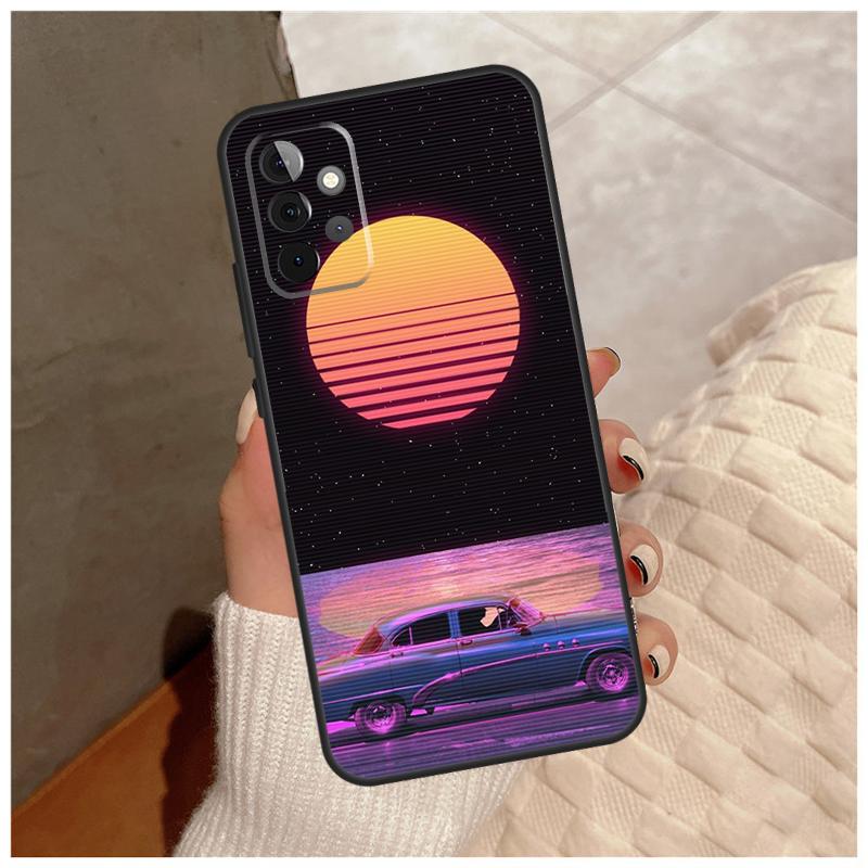 

Synthwave 80s Retro Car For Samsung Galaxy A13 A33 A53 A34 A54 A14 A15 A16 A26 A36 A56 A12 A32 A52 A06 A35 A55 Case Samsung A52S 5G