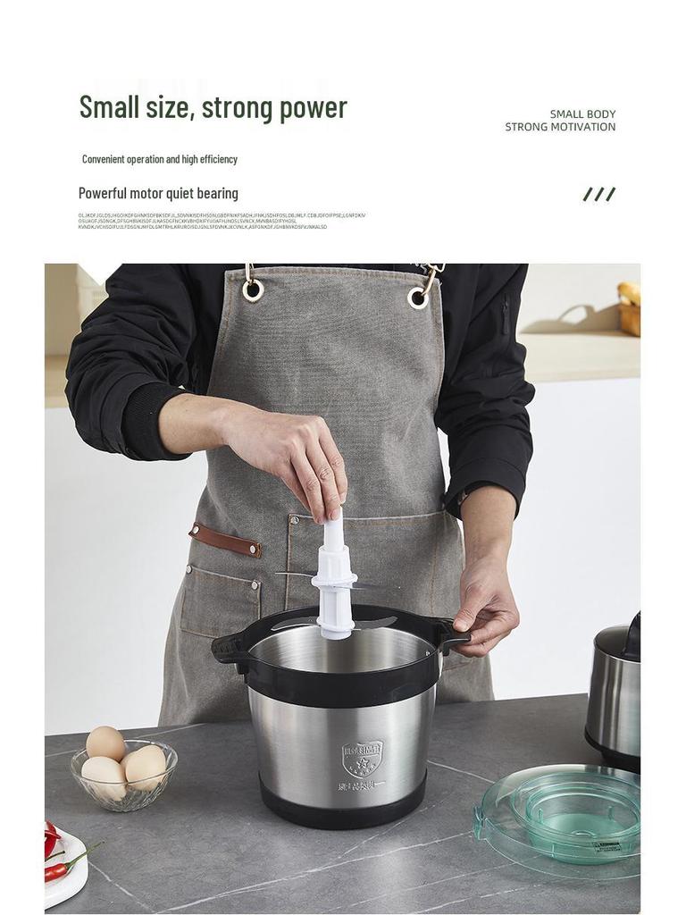 Multifunctional Stainless Steel Meat Grinder & Vegetable Masher for Baby Food