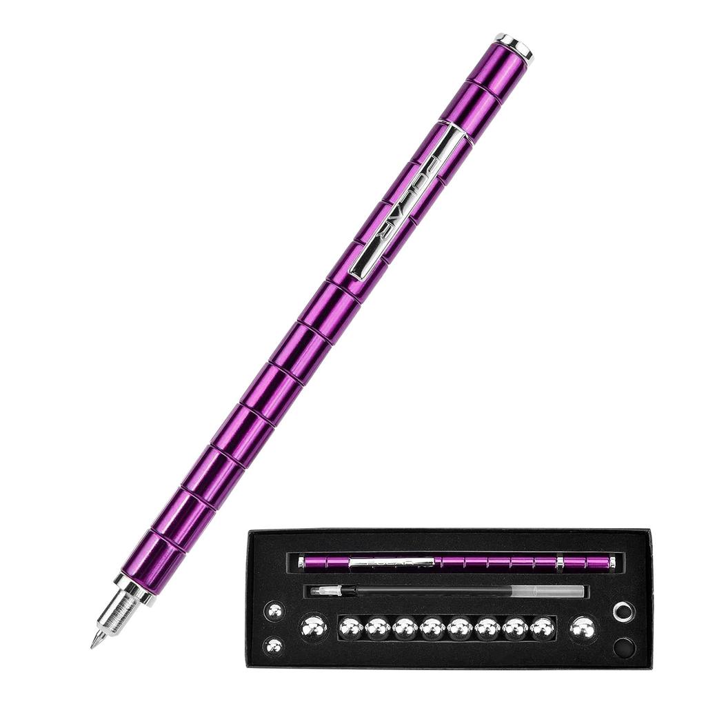 Angst-Spielzeugstift, magnetischer Stift zur Stressreduzierung aus Metall, Schreibtischspielzeug, multifunktionaler verformbarer Schreibstift, Geschenk für Kinder und Erwachsene
