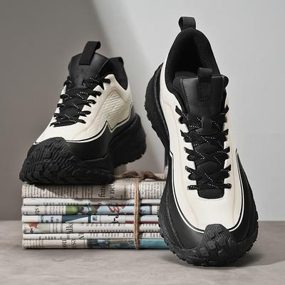 Fashion High Quality Leather Hiking Shoes Durable Outdoor Sport Men Trekking Leather Shoes Lace-Up Climbing Hunting Sneakers