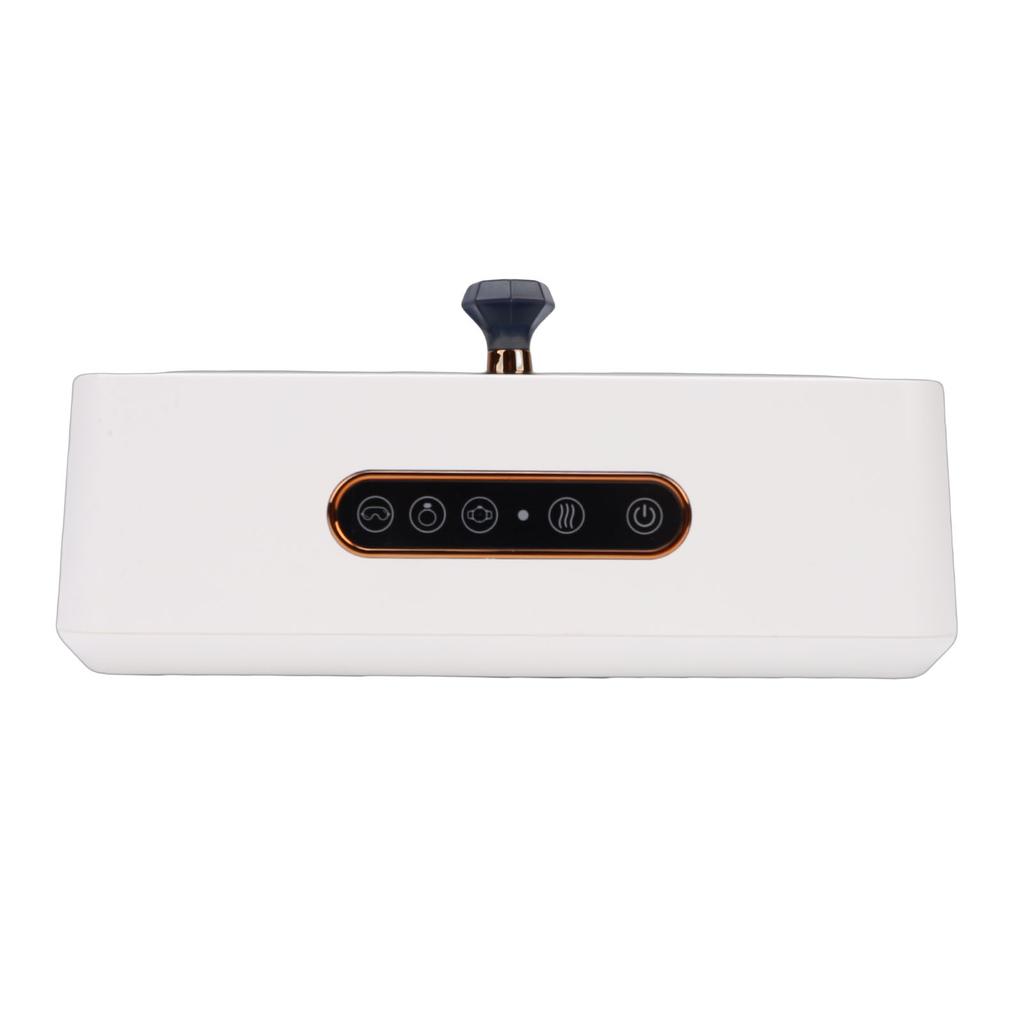 Ultrasonic Jewelry Cleaner 45KHz 270ml 304 Stainless Steel   3 Modes Professional Ultrasonic Machine for Jewelry Glasses Watches White