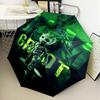 Tree Spirit's Electric Glow Umbrella Folding umbrella, automatic umbrella 8-Frame for Travel, camping Use Gift for Halloween Christmas