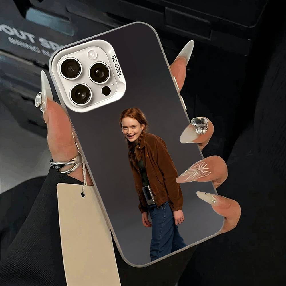 Actress-Sadie Sink Phone Case For IPhone 17 Air 16 15 14 13 12 11 Pro Max White Sliver Hard Cover