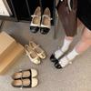 Französische flache Retro-Rundkopf-Duft-Frühlings-Einzelschuhe Damenschuhe 2025 neue Frühlings-Mary-Janes-Abendschuhe