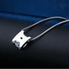 Butterflykiss Real 1ct/2ct Moissanite Pendant Necklace for Women Top Quality  Sterling Silver Wedding Party Fine Jewelry
