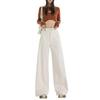 Women's High-Waisted Velvet Wide-Leg Jeans for Autumn and Winter