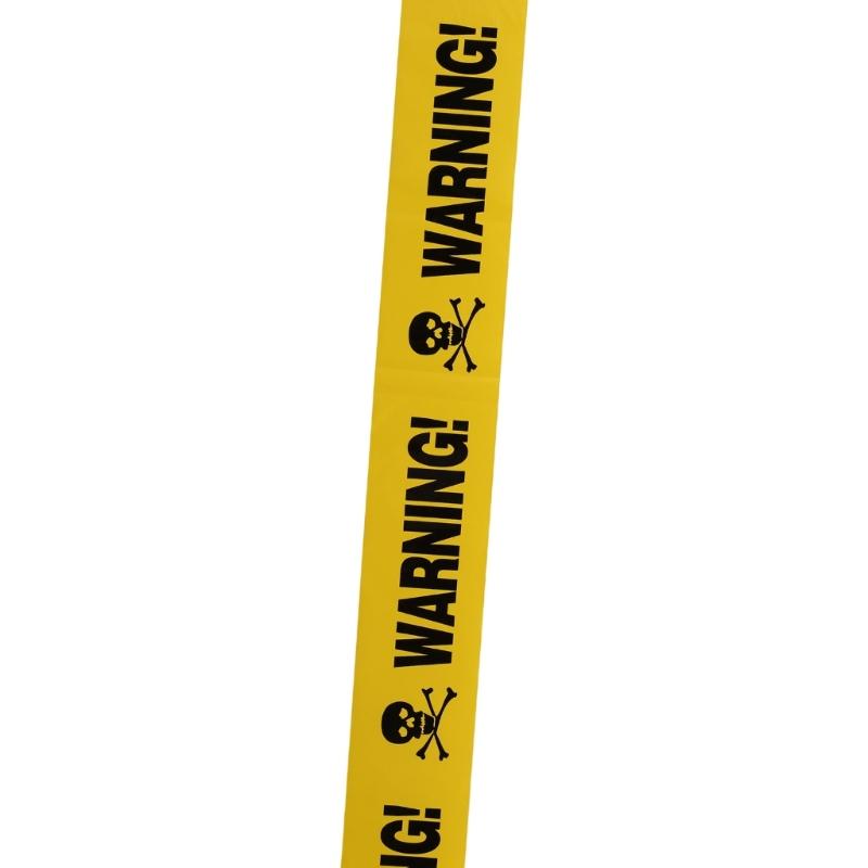 Multipurpose Warning Tape Highly Visible Safety Sign Caution Tape for Halloween Constructions Sites Festival Decors