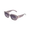 Logo Design Acetate Rectangular Sunglasses Women Sunglasses Pink CL40216U45F