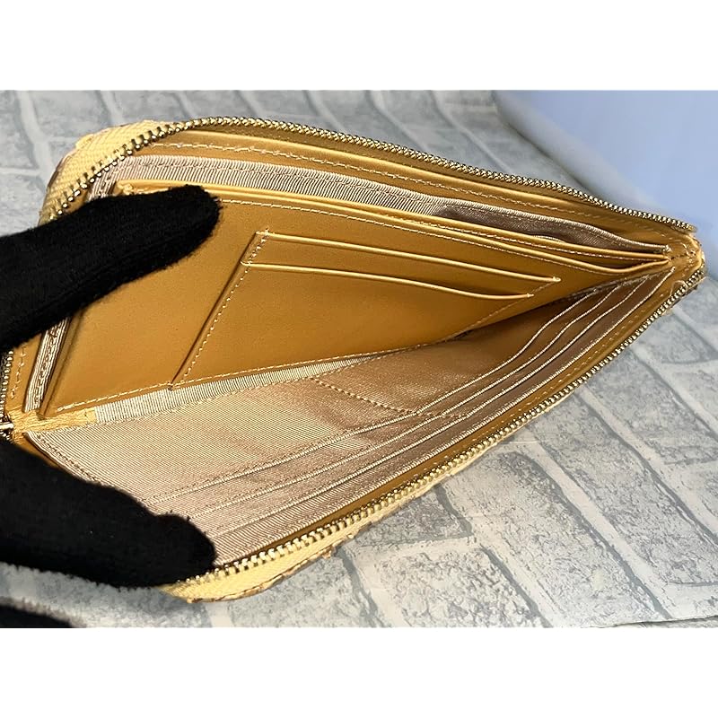 [GUODI] long wallet L-shaped zipper type python genuine leather ladies men's HJ-PY1756 snakeskin snakeskin snakeskin wallet wallet Life unisex unisex