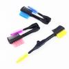 1pc New Folding Lash Brush / Comb Multicolored Plastic Handle Cosmetic Brush
