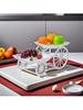 Elegant Snack Serving Plate for Nuts & Candy, Home Table Decor Centerpiece, Perfect for Parties & Christmas Presents