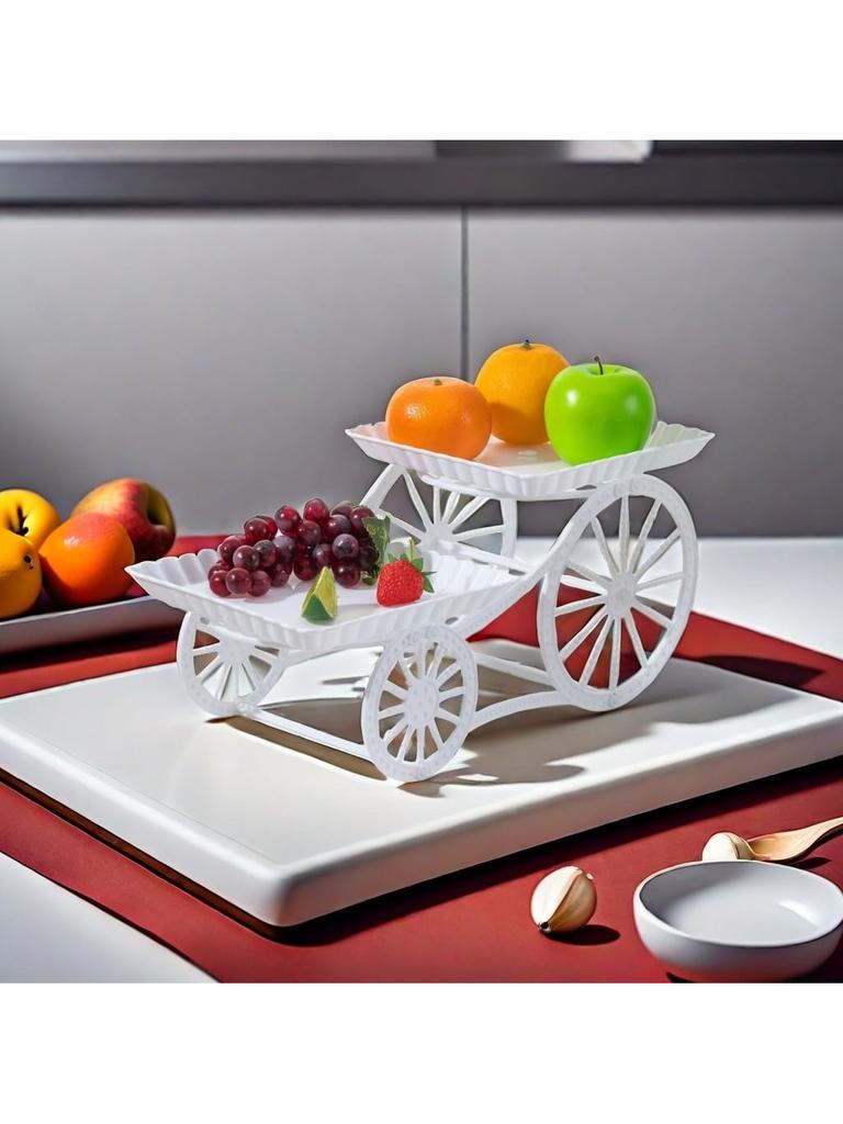 Elegant Snack Serving Plate for Nuts & Candy, Home Table Decor Centerpiece, Perfect for Parties & Christmas Presents