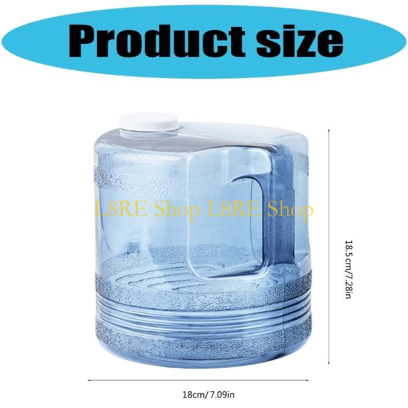 L8RE Leak proof Water Bottle with Ergonomic Handle 1 Gallon Distiller Container Tool