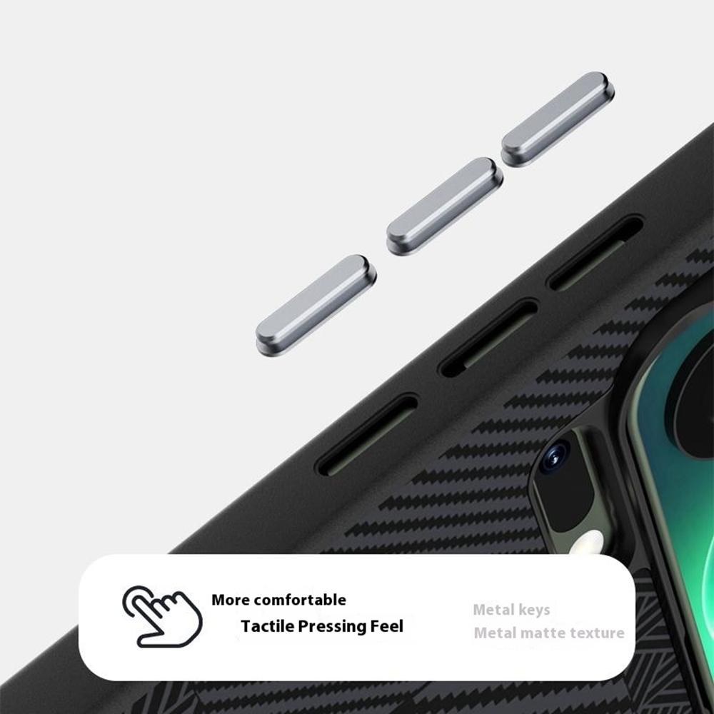 ABEEL For Xiaomi 17 Pro Max Magnetic Case PC + TPU + Aluminum Alloy + PU Leather Slim Phone Back Cover