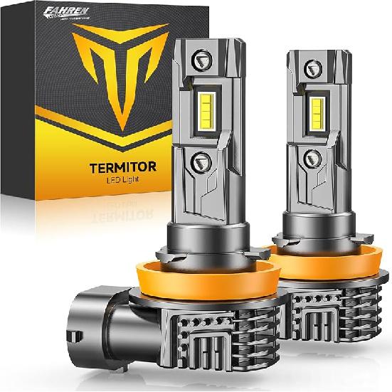 

FAHREN - Светодиодные лампы H7, , на % ярче, 6500K холодный белый, Полностью Plug and Play H7 лампы, Готовность к CAN-Bus, Не требуется дополнительный адаптер, Комплект из 2 шт. H11 fog