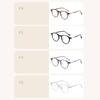 Rivet Frame Blue Light Blocking Oval Nearsighted Glasses For Women Fashion  Myopia Photochromic Eyeglasses -0.5 -0.75 To -6