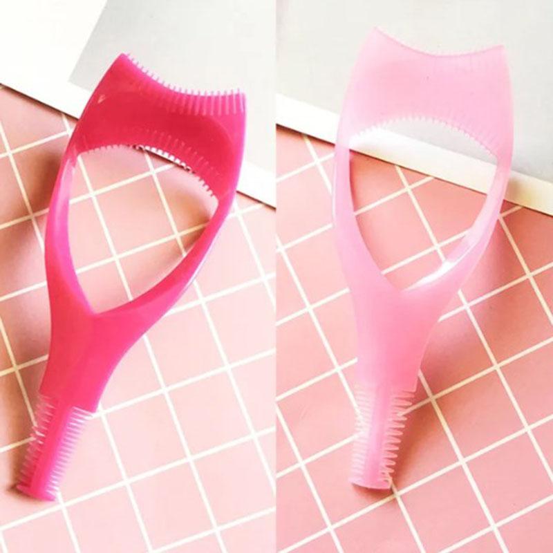 1/3 ks plastový přenosný aplikátor na řasenky, vodítko na řasy, hřeben na řasy, kleště na řasy pro ženy a dívky, nástroje pro líčení očí