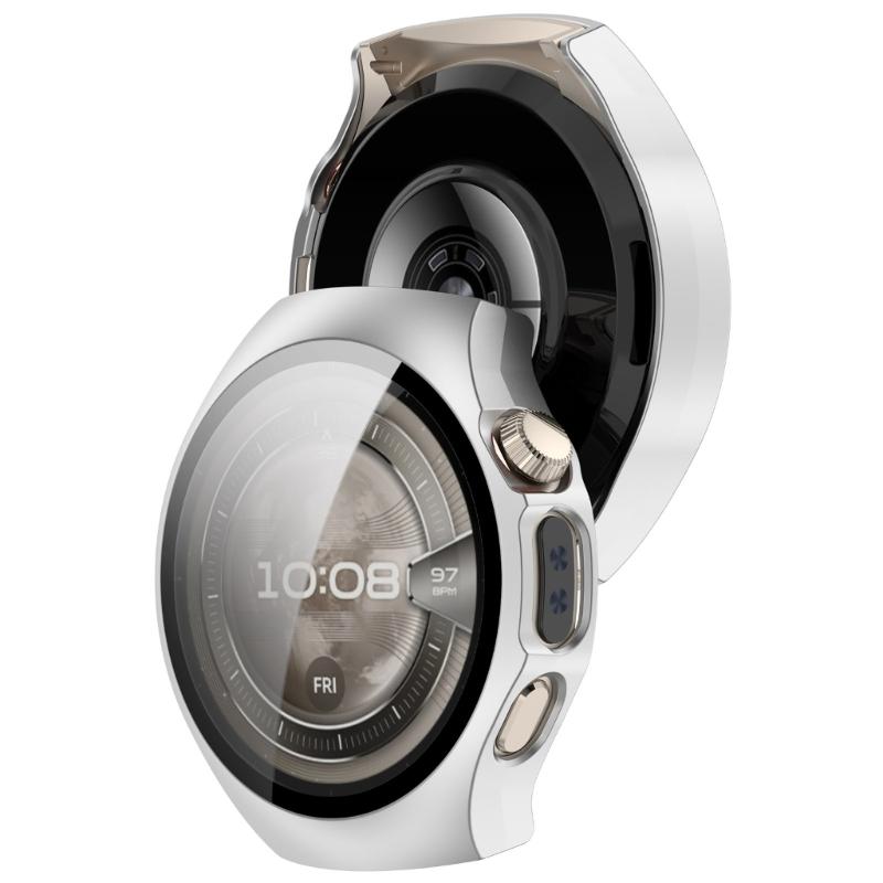 Screen Protector Film Case Shell with Tempered Glass Film for Watch 5 42mm Scratchproof Case Protective Cover
