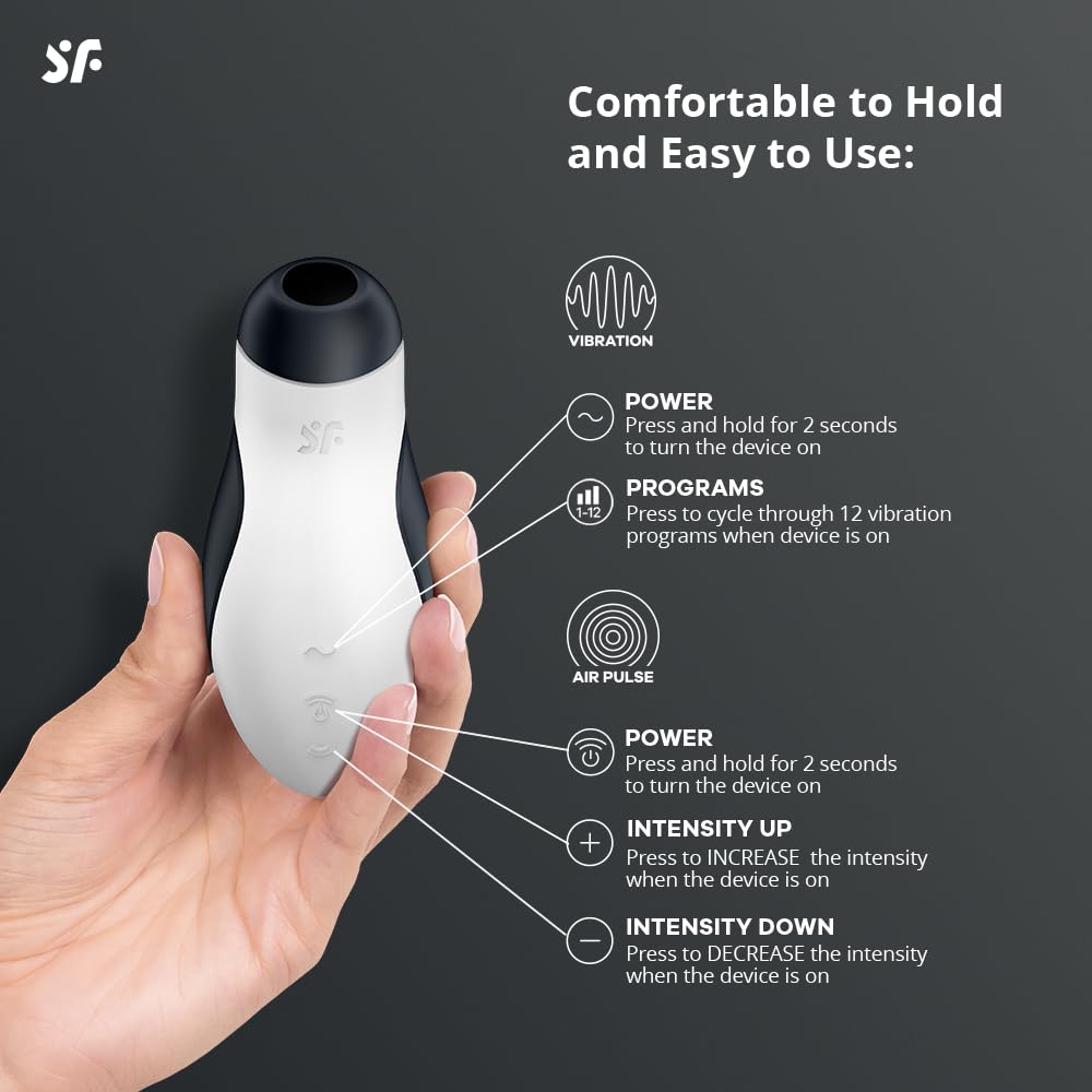 Satisfyer Orca Killer Whale Suction Vibrator Clitoris Clitoral Suction Rotor for Women Instant Orgasm Love Goods Adult Toy Vibration and Suction Air