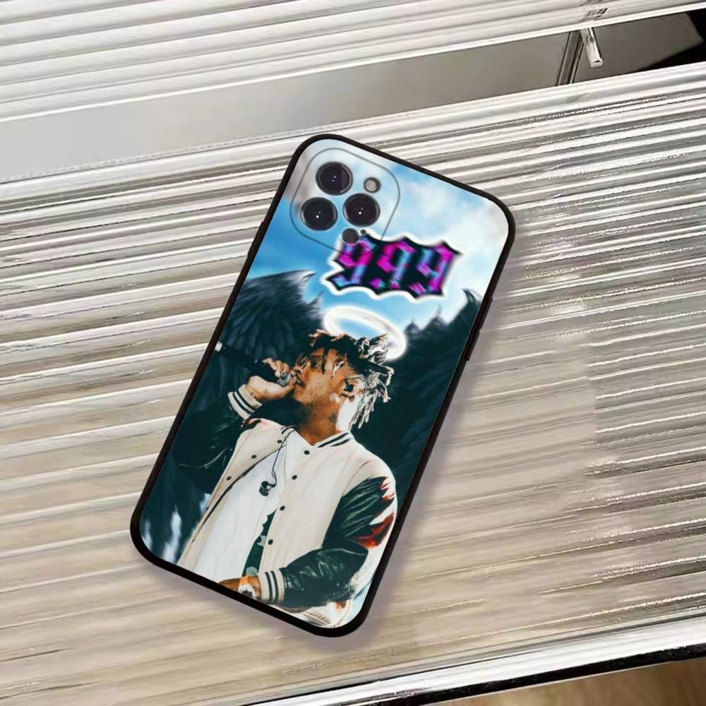 Custodia per Telefono Rapper Americano Juice W-Wrld Per iPhone 17, 16, 15, 14, 13, 12, 11 Plus, Pro Max, Altri Cover Morbido Nero