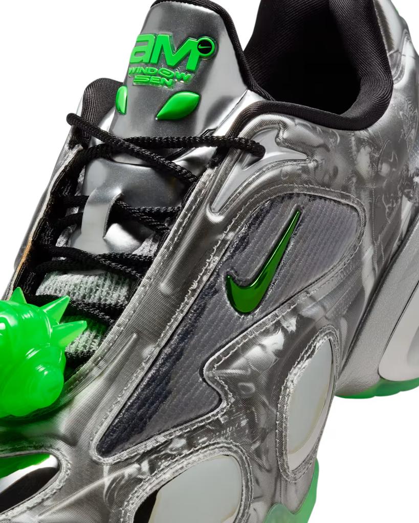 IH2120-002 Windowsen Nike Air Max Muse Metallic Silver Rage Green (Women's)