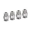 Stainless Steel Pneumatic Quick-Connect Straight Fitting