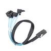 Mini SAS 36PIN Cable Plastic Durable 12Gbps High Speed Stable Performance Mini SAS To 4 SATA Cable
